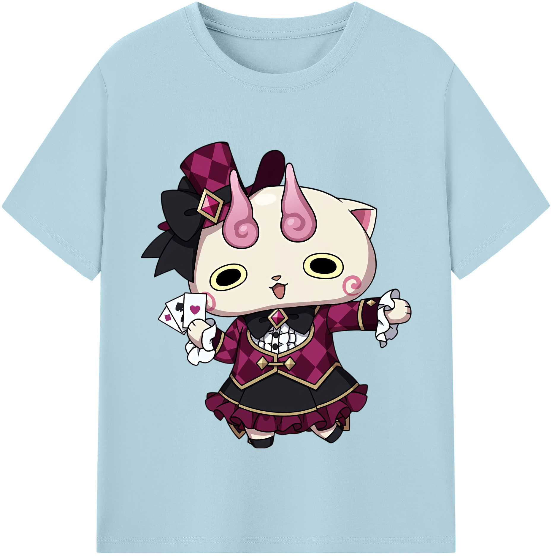 （画像用） 妖怪ウォッチ Yo-kai Watch 綿100％半袖Tシャツ（フロントプリント）